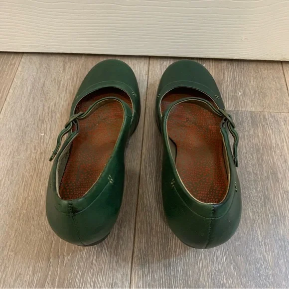 Camper Women's Lila Medio Dress Pump Green Mary Jane Shoes Sz EU 38 US 8 - Picture 5 of 11